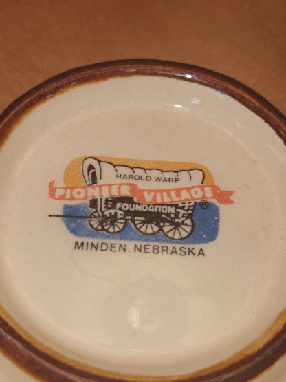 Vintage Sip N' Smoke Ceramic Ashtray Pioneer Village Minden Nebraska ash3
