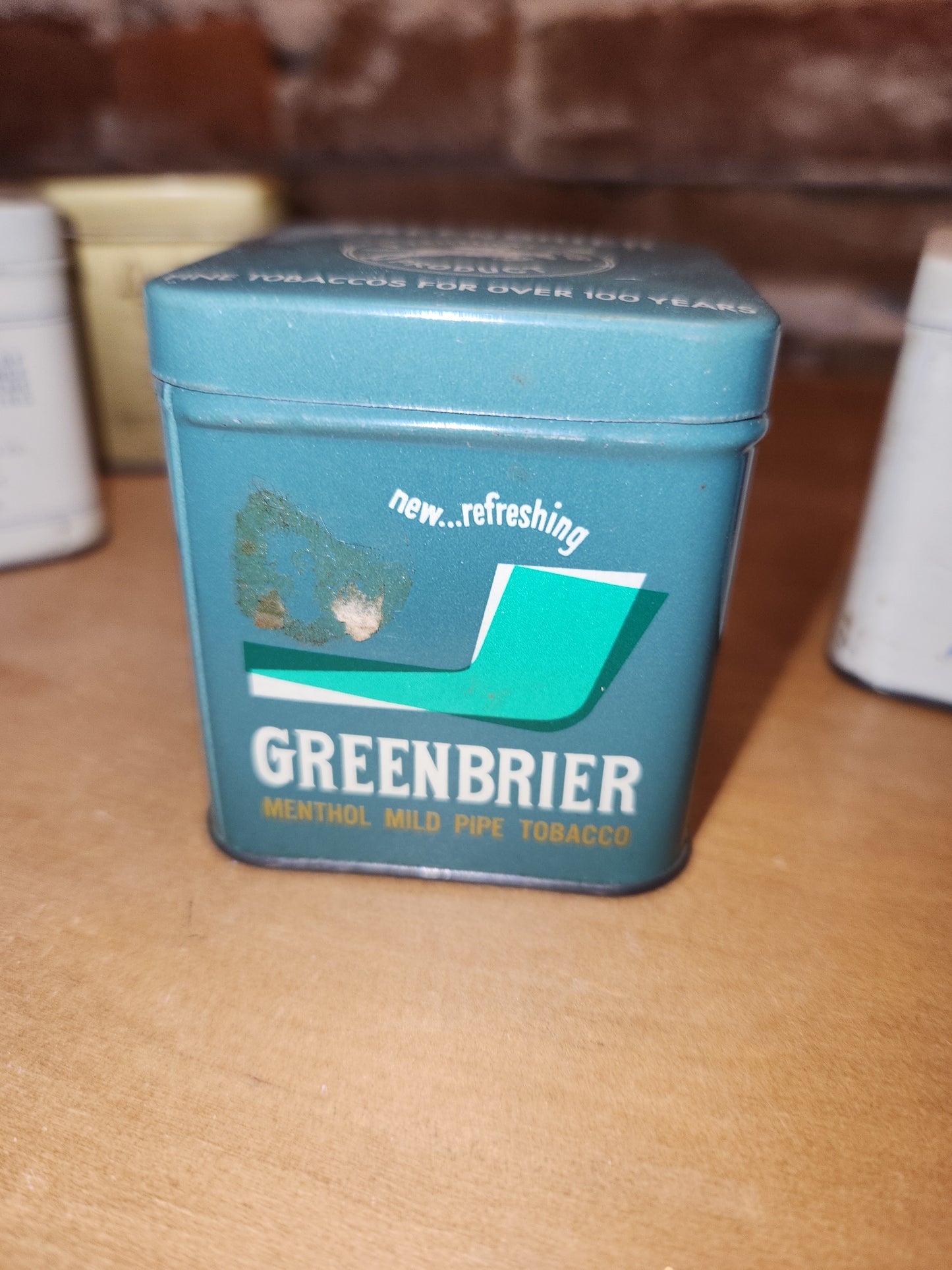 Vintage Kentucky Club Product Tobacco Tins set of 4 London Dock, Club Cavendish, Whitehall Greenbrier NO CONTENTS tt88