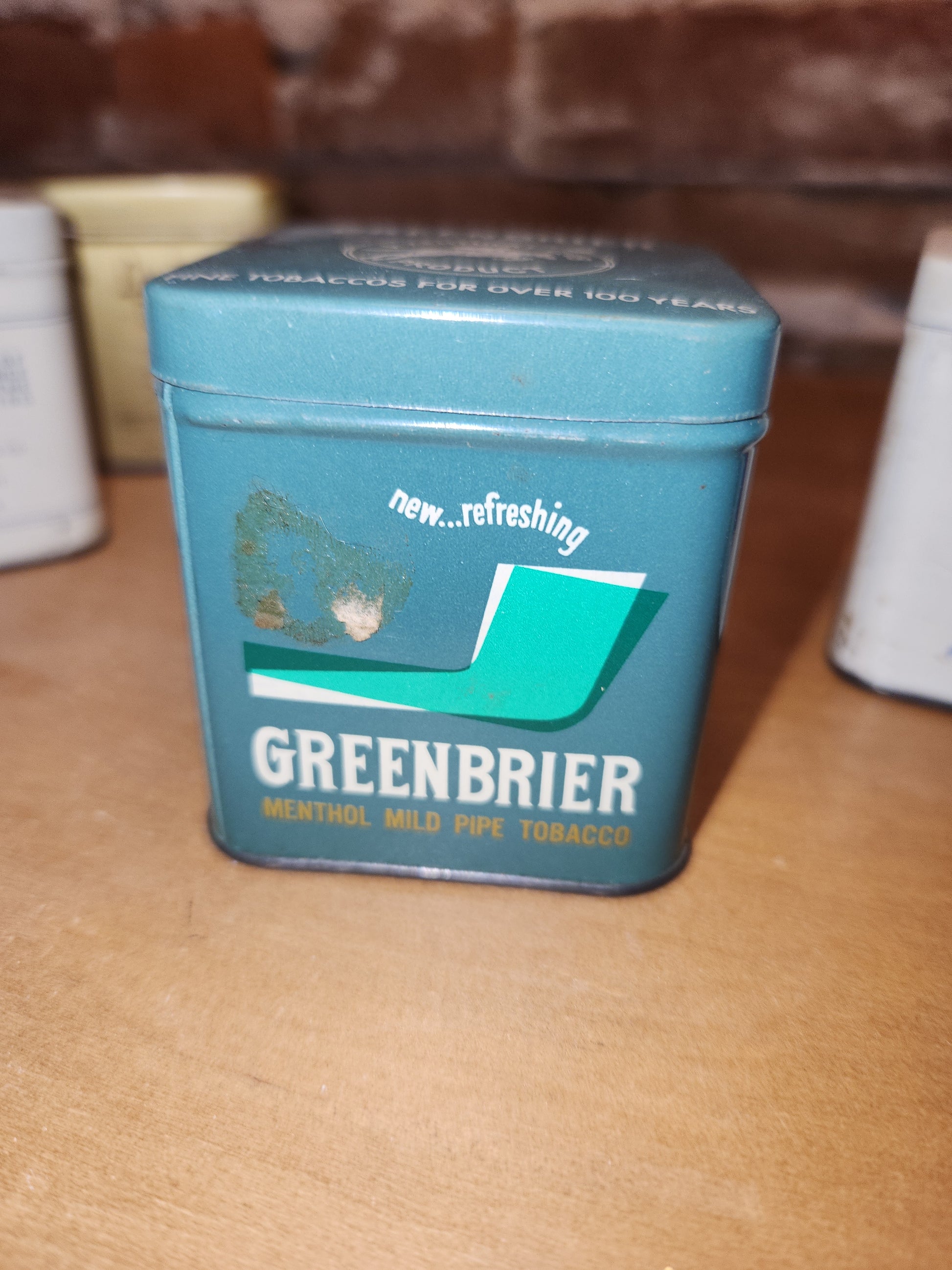 Vintage Kentucky Club Product Tobacco Tins set of 4 London Dock, Club Cavendish, Whitehall Greenbrier NO CONTENTS tt88