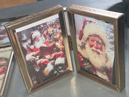 Vintage Photo Frames and Hinged Frame 7 Pieces fa9