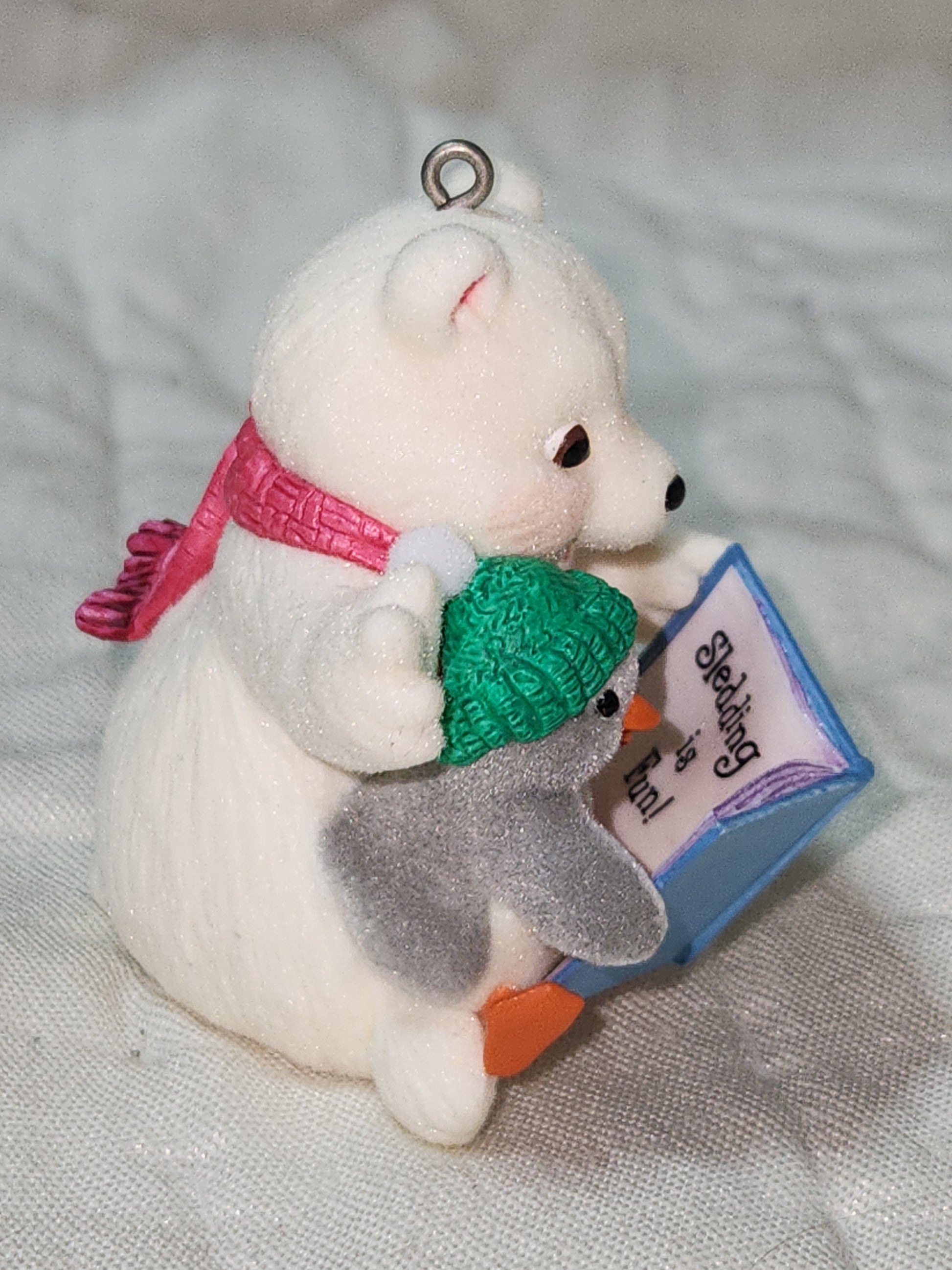 Vintage Hallmark Keepsake Ornament It's Snowtime! 6th in Snowball and Tuxedo Series NO BOX 2006