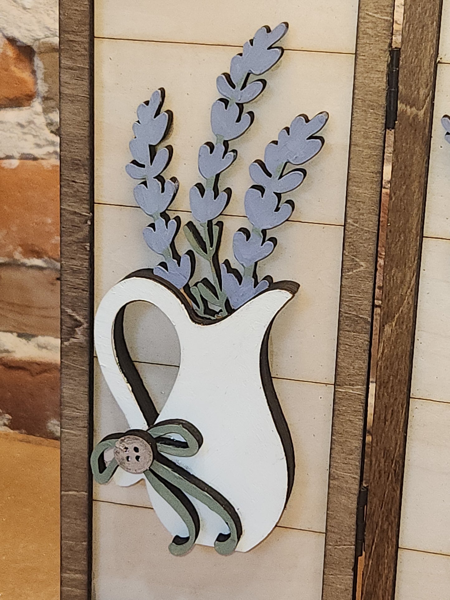 Trio Frame Decor Lavender Spring 10 1/2" tt99