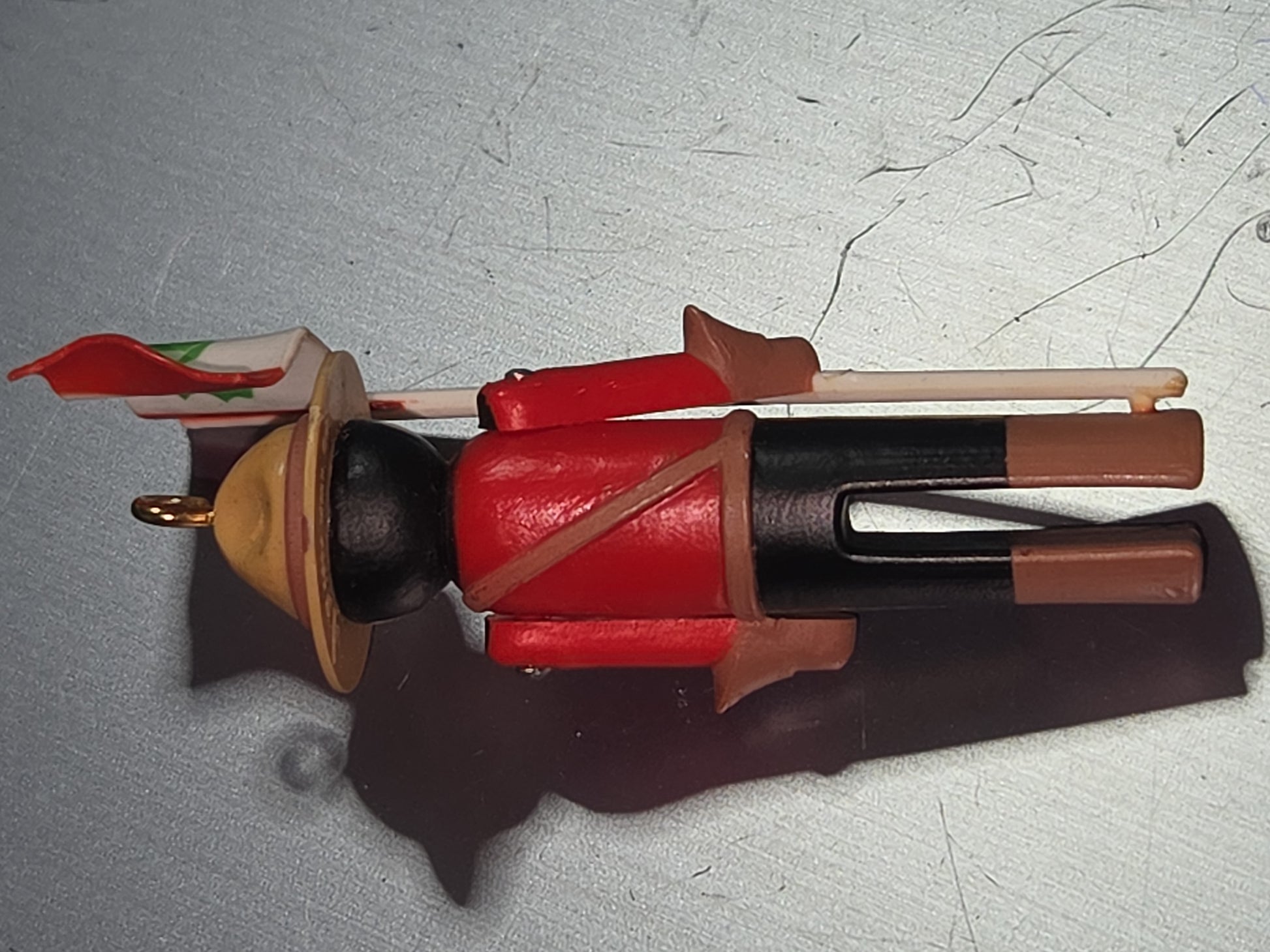 Vintage Hallmark Keepsake Ornament Miniature Clothespin Soldier England Queen's Royal Guard ornament 3rd in Series 1984 hos3