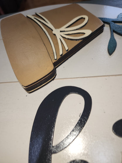 Interchangeable Pot Spilling Door Sign Sanddollar Color *Inserts Not Included* dps2
