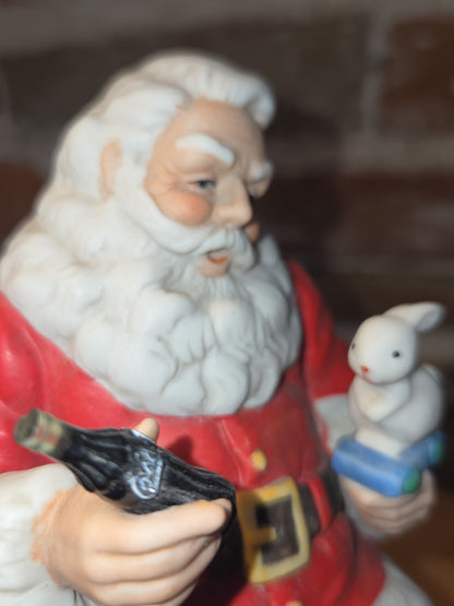 Vintage Coca-Cola Santa Music Box Willitts Galleries 1990 AS IS Music Does Not Work cc81