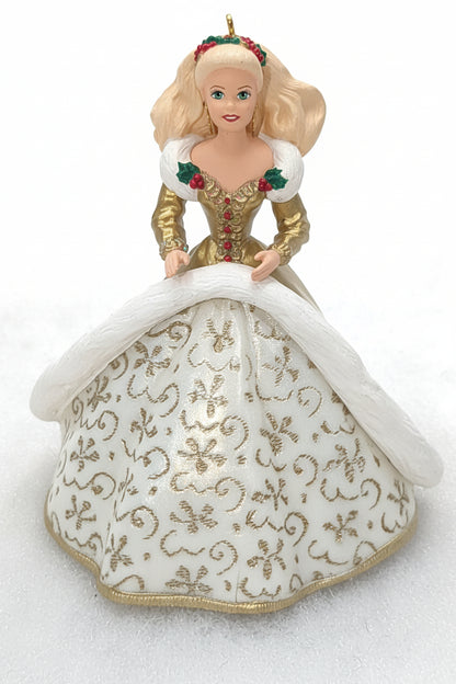 Vintage Hallmark Keepsake Ornament Holiday Barbie 2nd in Holiday BARBIE Series 1994 Hob6