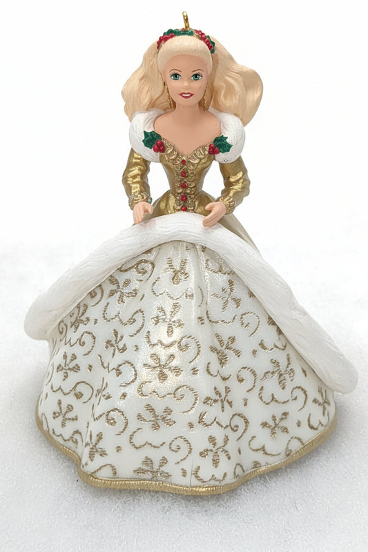 Vintage Hallmark Keepsake Ornament Holiday Barbie 2nd in Holiday BARBIE Series 1994 Hob6