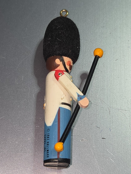 Vintage Hallmark Keepsake Ornament Miniature Clothespin Soldier England Queen's Royal Guard ornament 1st in Series 1982 hos1