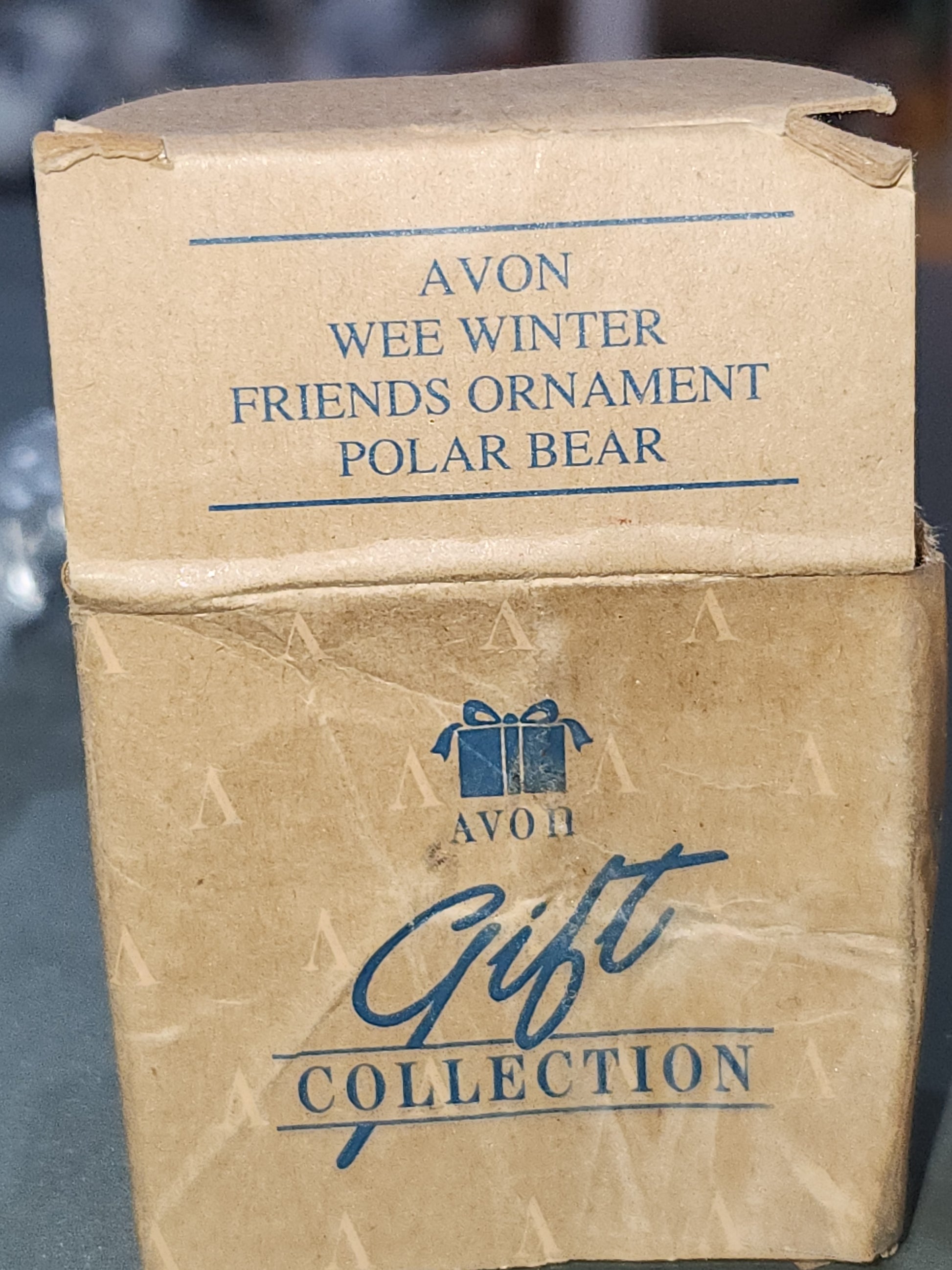 Vintage Avon Wee Winter Friends Ornaments Polar Bear, Seal, Eskimo Set of 3 Ornaments CLEARANCE