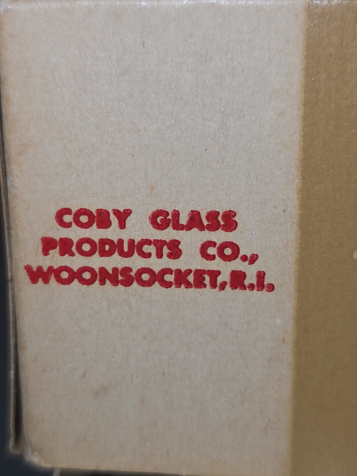 Vintage Box of Coby Glass Ornaments BO04