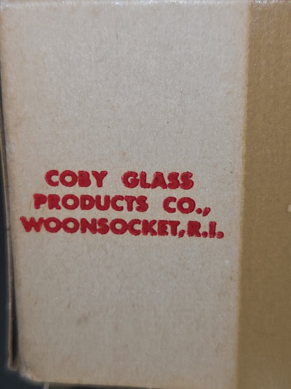 Vintage Box of Coby Glass Ornaments BO04