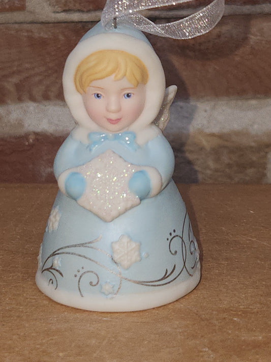 Hallmark Keepsake Ornament 2014 Heavenly Bliss 2nd in Heavenly Belles Series Porcelain Bell