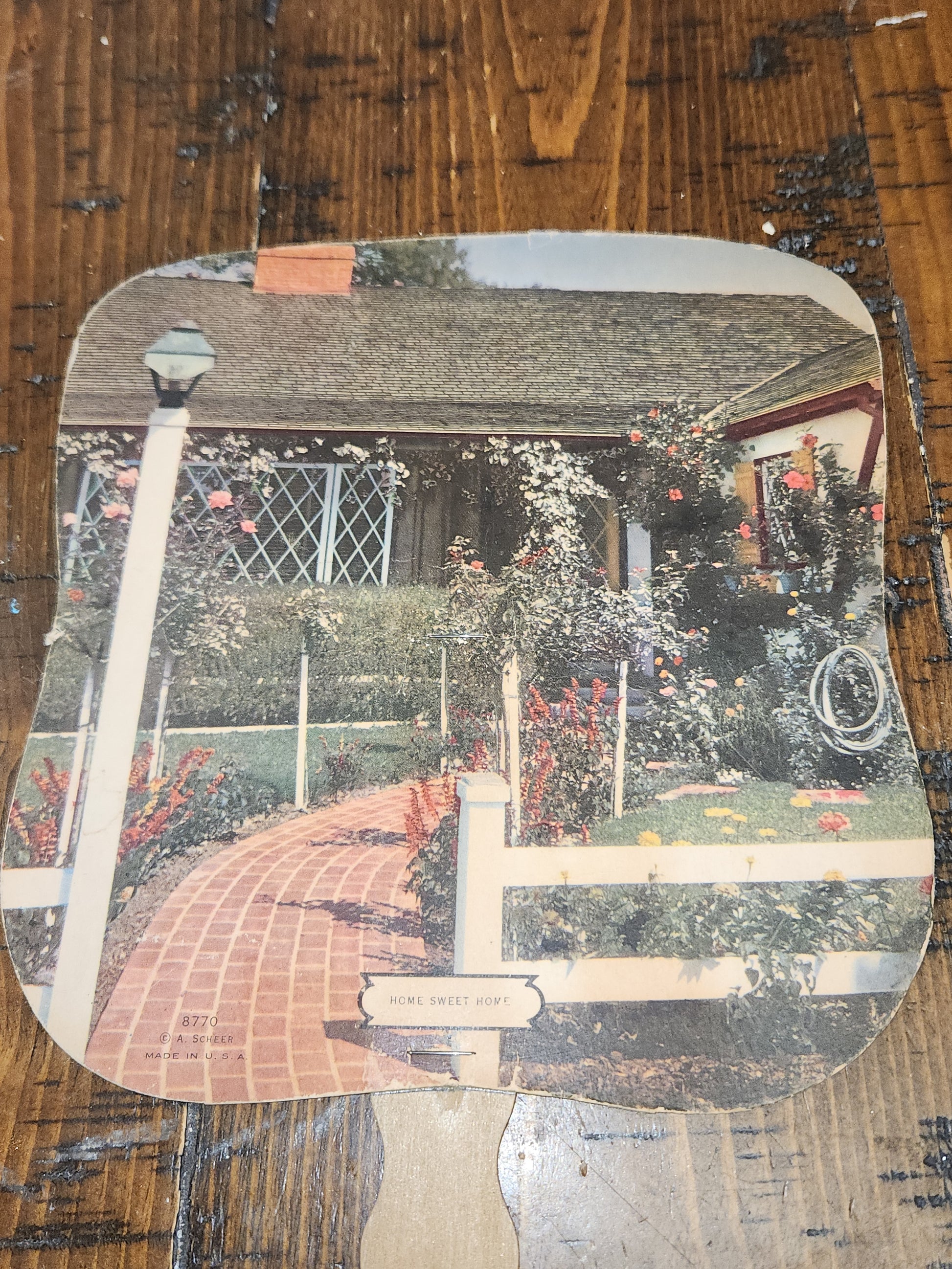 Vintage Advertising Fans Set of 3 Steele Funeral Home Nebraska Norcraft Inc. Cincinnati Ohio fan5