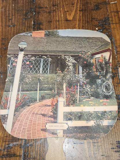 Vintage Advertising Fans Set of 3 Steele Funeral Home Nebraska Norcraft Inc. Cincinnati Ohio fan5