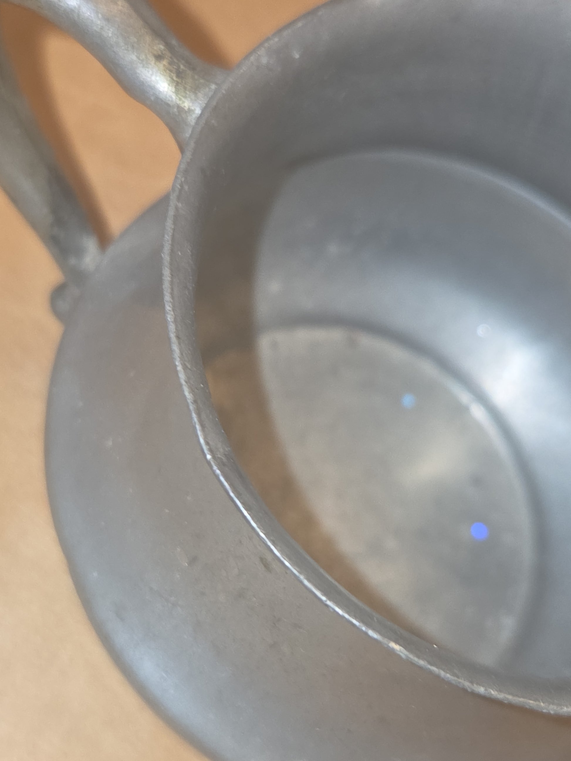 Vintage Pewter Sugar Bowl Ray Silver Co AS IS pt4