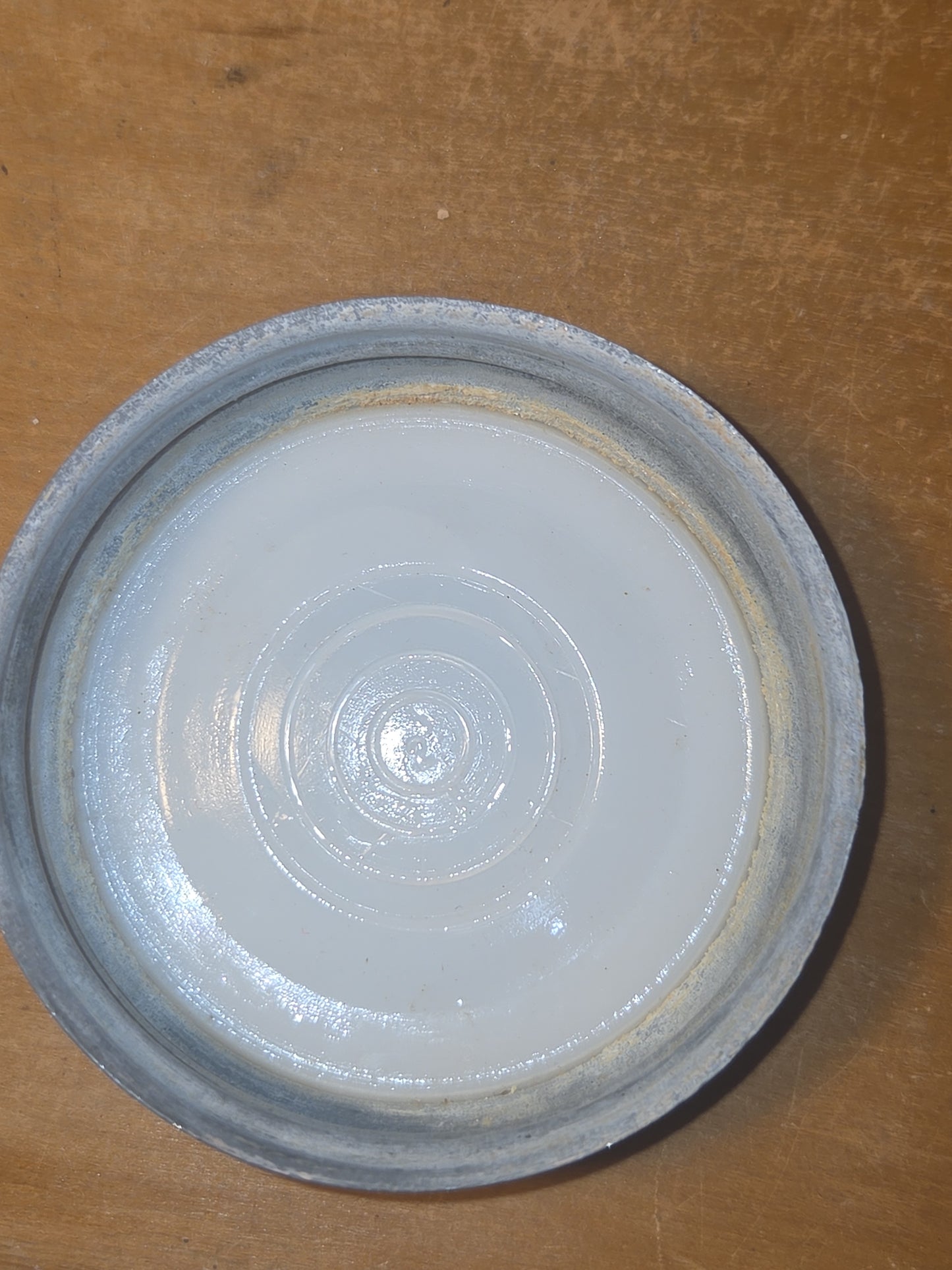 Vintage Quart Jar Ball Perfect Mason Clear Glass Ball Zinc Lid jar05