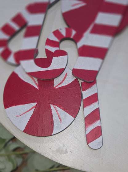 Peppermint Candy Candy Cane Insert for Interchangeable Pot Spilling Door Sign *Sign Sold Seperately* pi9