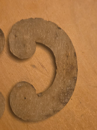 Antique Wooden Furniture Applique Set of 2 AS IS (Copy 4)