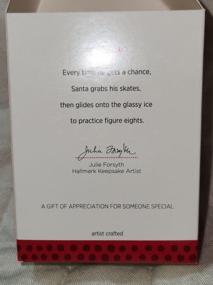 Hallmark Keepsake Ornament Skating Santa 2013 hos7