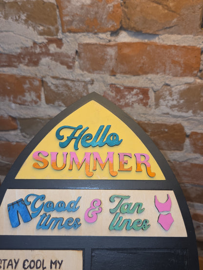 Summer June Insert Kit for Interchangeable Frame Can Fit Arch, Rectangle, or Square Frame FRAMES SOLD SEPARATELY is3