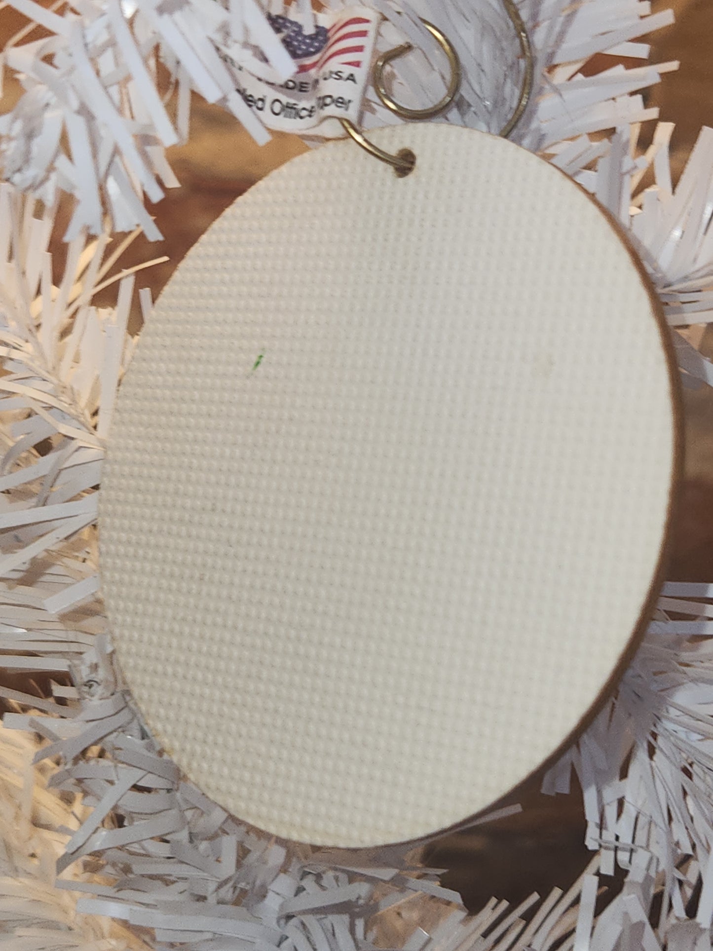 Mapped Earth Ornament 100% Recycled Paper