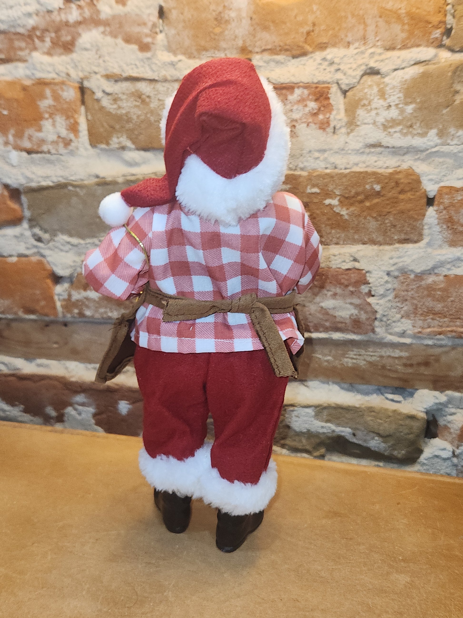 Roman Collectible Santa Making a Train at Santa's Workshop sf5