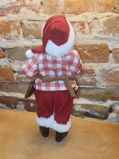 Roman Collectible Santa Making a Train at Santa's Workshop sf5