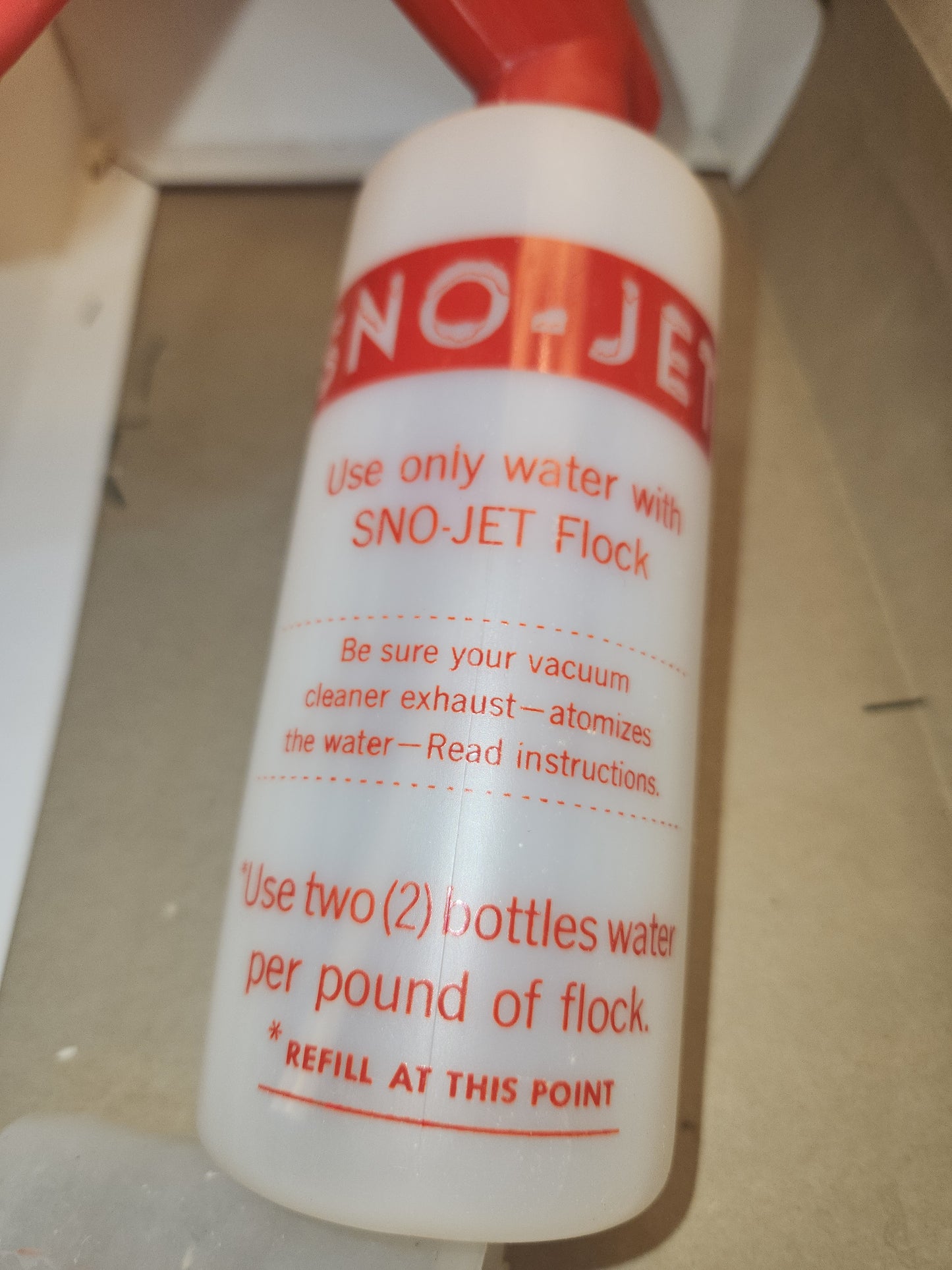 Vintage Sno-Jet Flocking Applicator NO FAUX SNOW 1