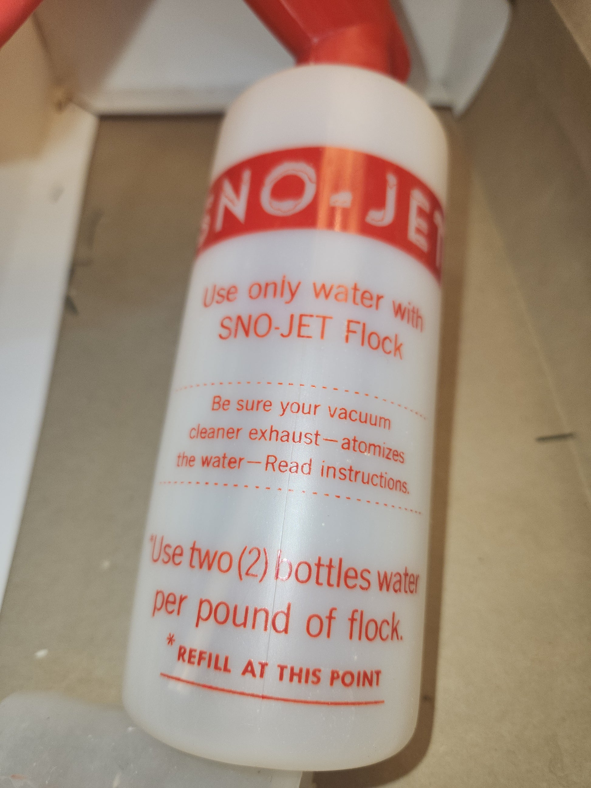 Vintage Sno-Jet Flocking Applicator NO FAUX SNOW 1