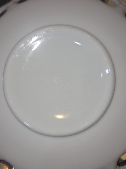 Vintage Westmoreland Milk Glass Bowl Doric Pattern Open Lace mg79