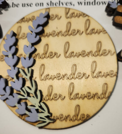 Tier Tray Decorations Handcrafted Lavender Fresh Cut Lavender Lavender Market Blue Truck ttl2