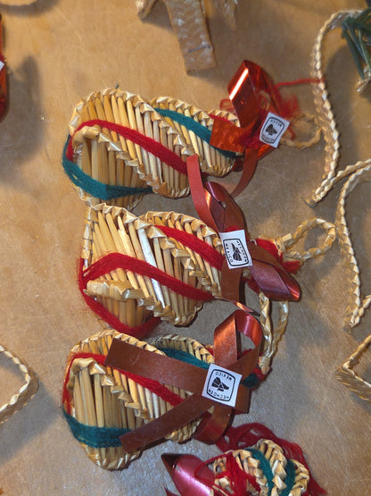 Vintage Wheat Ornaments Lot of 28 Hecho en Mexico vw8