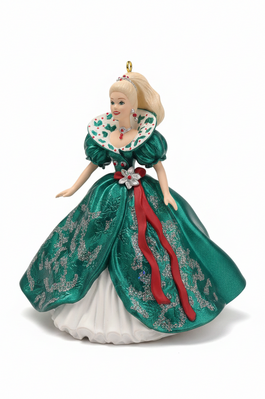 Vintage Hallmark Keepsake Ornament Holiday Barbie 3rd in Holiday BARBIE Series 1995 Hob7