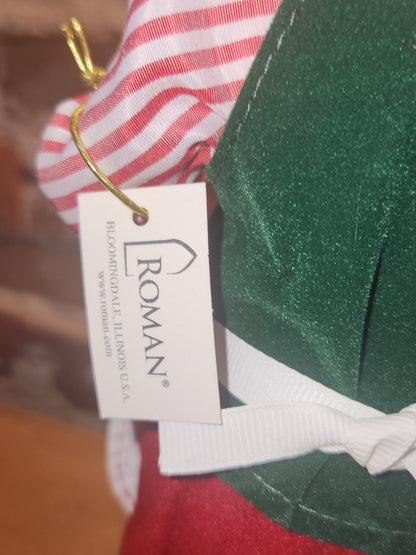 Roman Collectible Santa Baker with Gingerbread Cookie