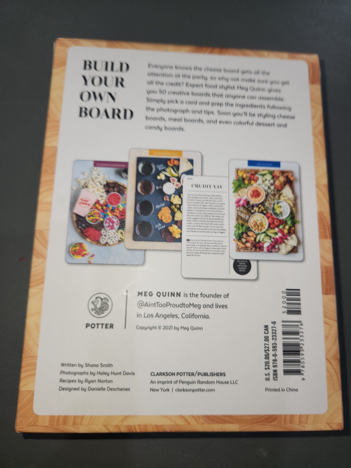 The Cheese Board Deck: 50 Cards For Styling Spreads, Savory & Sweet Meg Quinn bk02