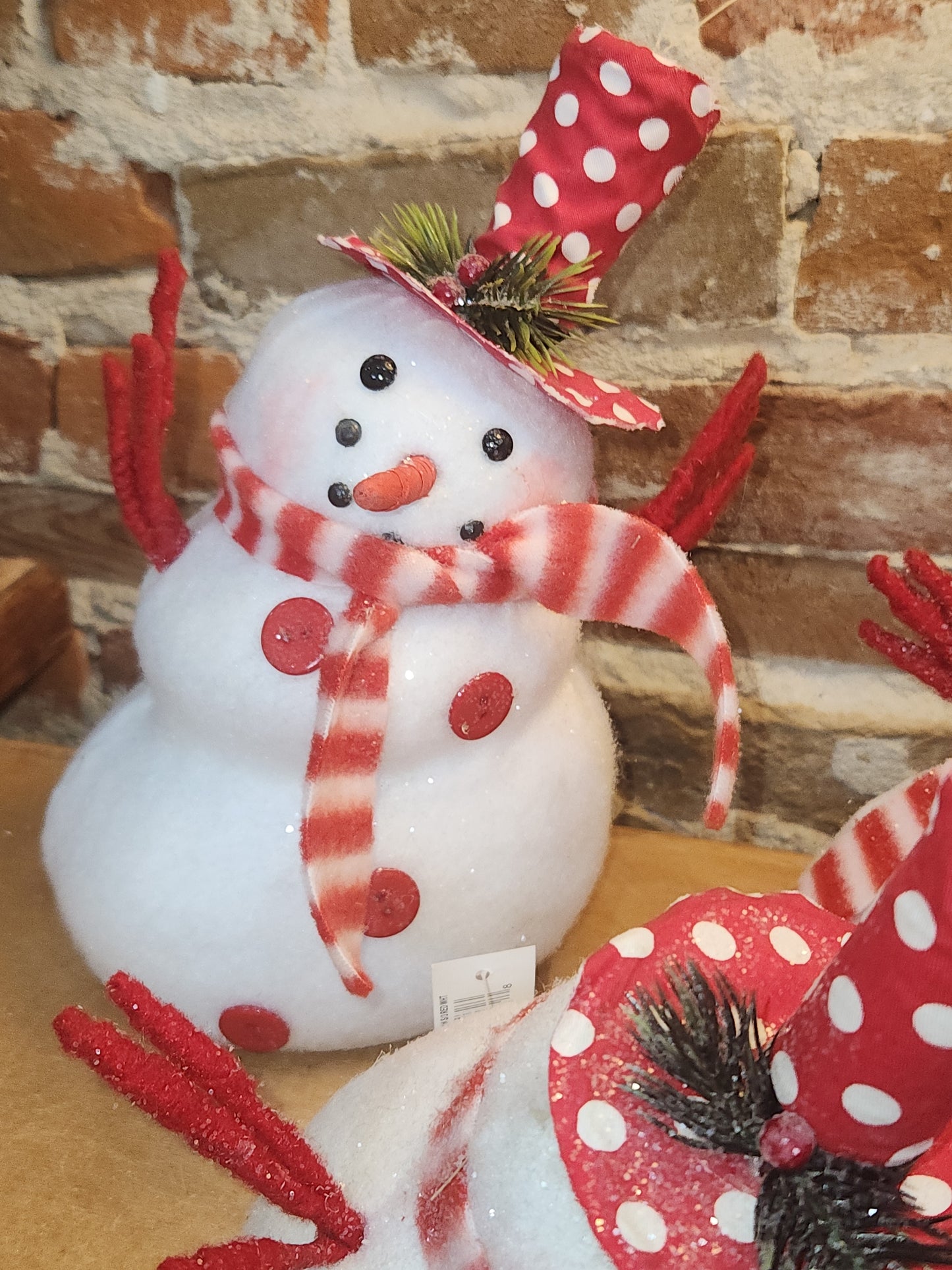 Snowmen Set of 3 in Stages of Melting sn7