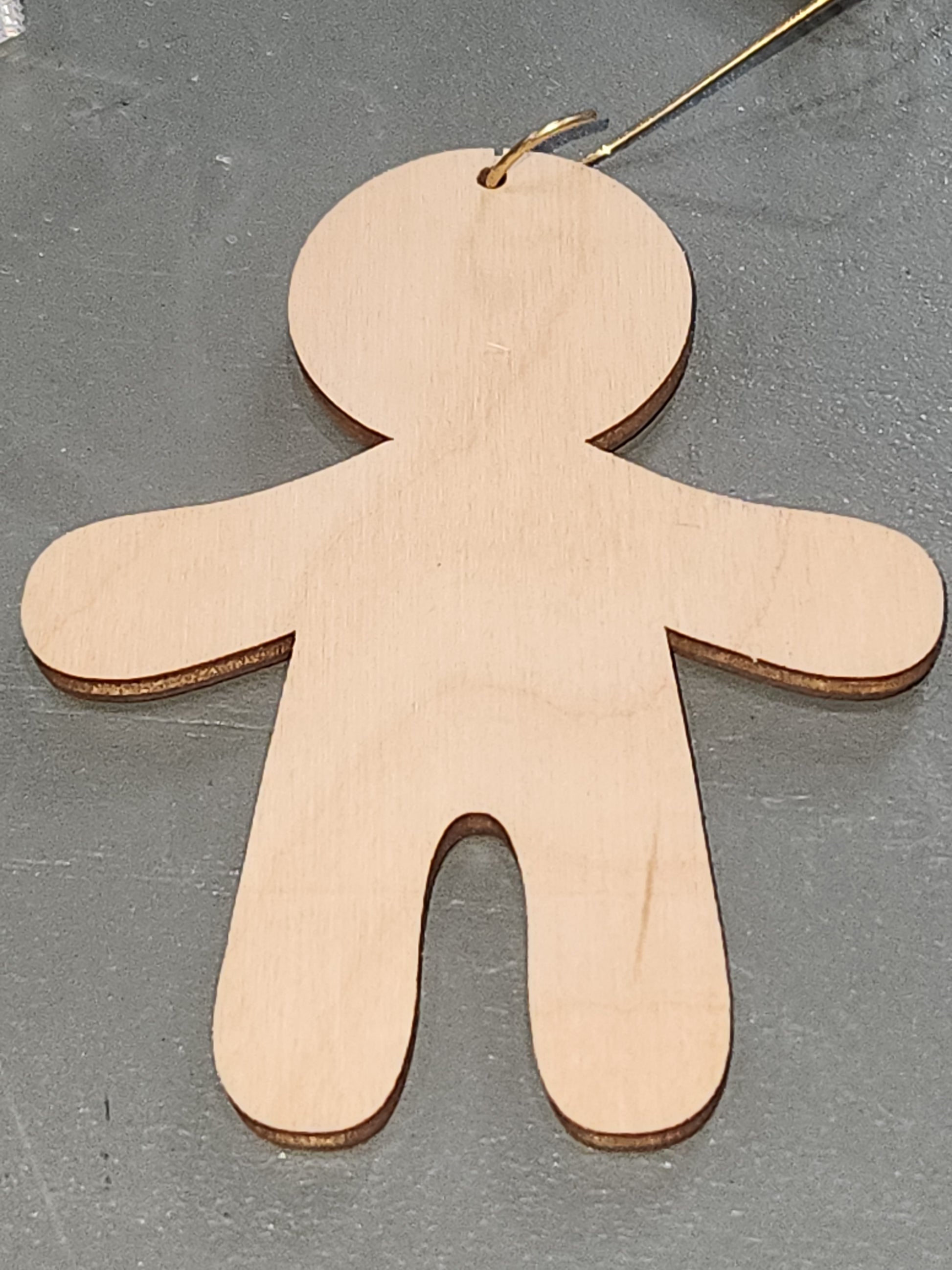 Gingerbread Ornament Recycled