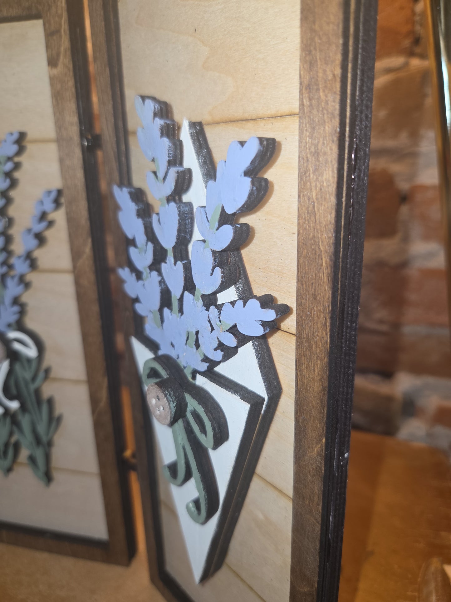 Trio Frame Decor Lavender Spring 10 1/2" tt99