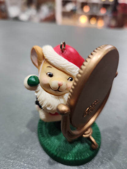Vintage Avon Ornament Melvin P Merrymouse Christmas Mirror 1982 NO BOX av03 CLEARANCE