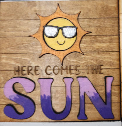 Summer June Insert Kit for Interchangeable Frame Can Fit Arch, Rectangle, or Square Frame FRAMES SOLD SEPARATELY