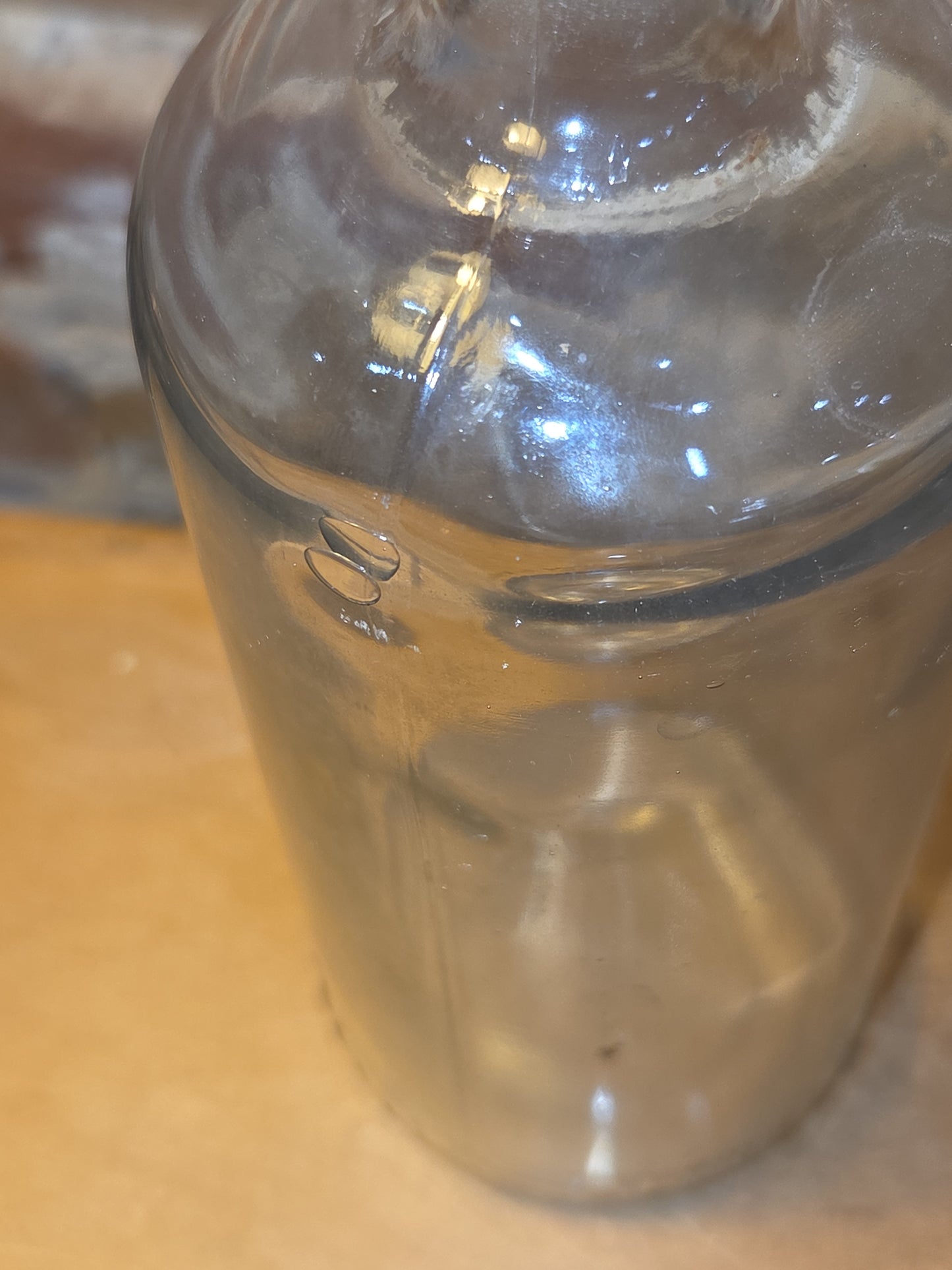 Vintage Medicine Bottle Amboy Formaldehyde Cleveland Perth Clear Glass vmb02