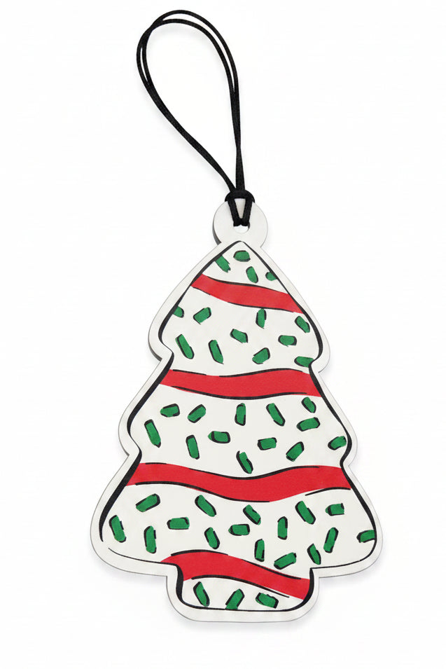 Christmas Ornament - Christmas Tree Snack Cake o990