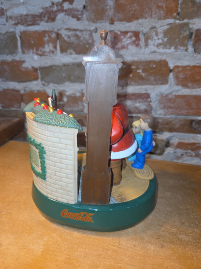 Vintage Coca-Cola Ertl Santa Claus Mechanical Christmas Coin Bank 3rd in Series Coke 1995 scb1