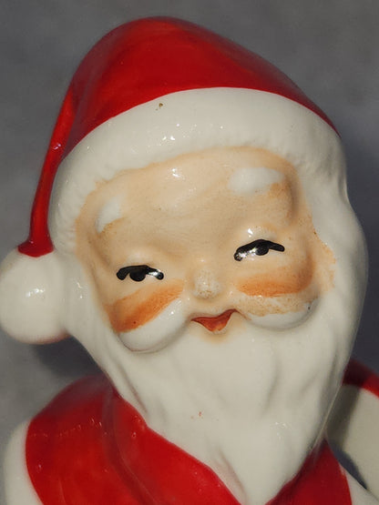 Vintage Santa Candle sitter Made In Japan 3" sn66