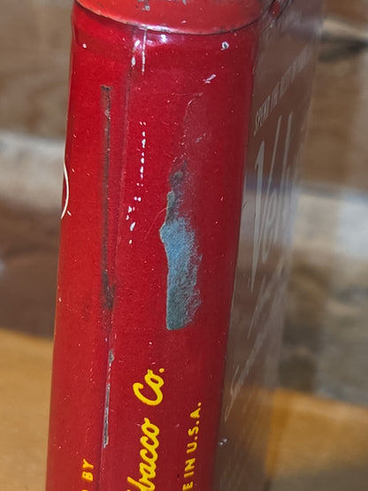 Vintage Tobacco Velvet Pipe & Cigarette 1 3/4 oz Liggett & Myers EMPTY tin713