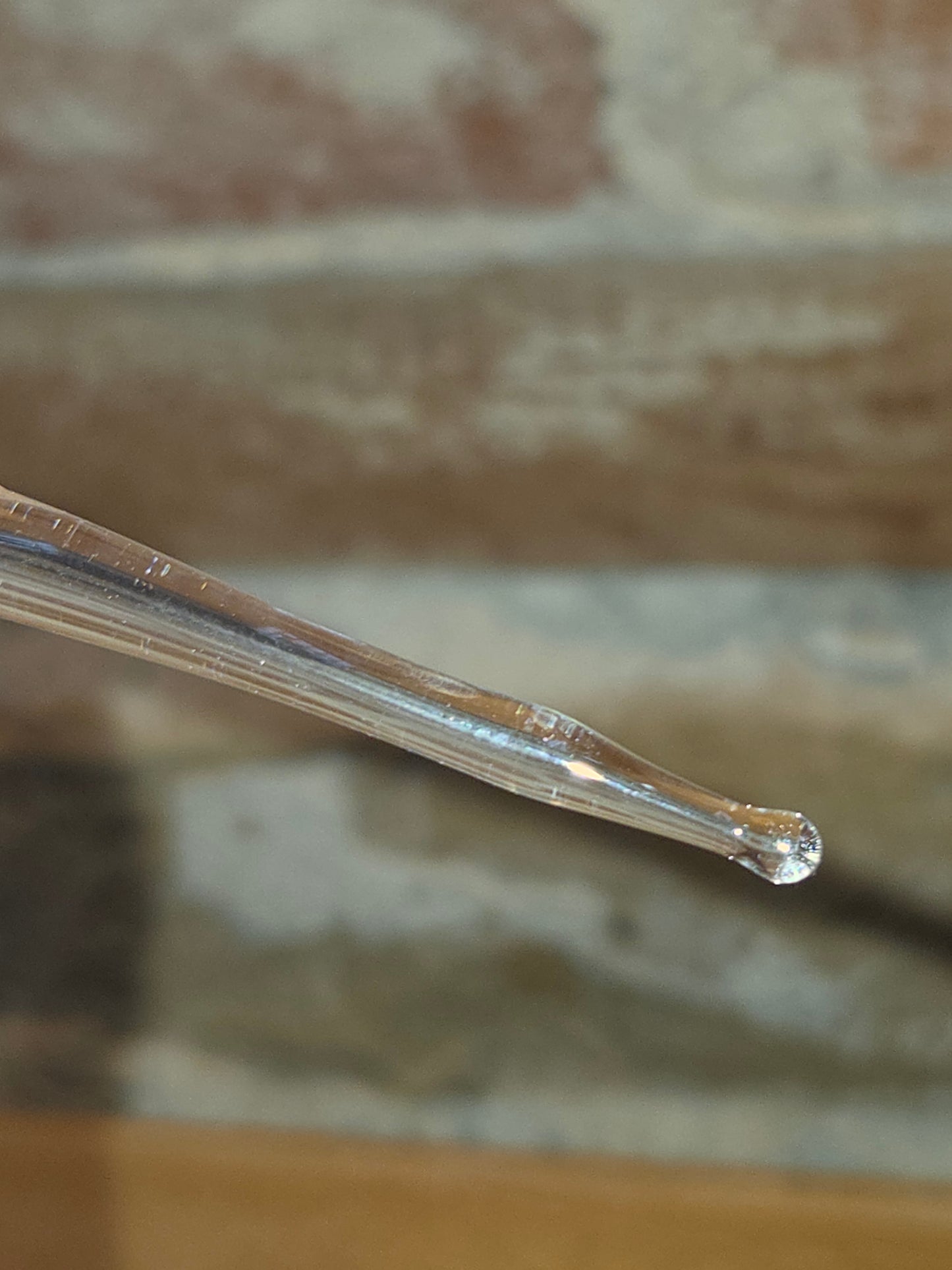 Glass icicles made by Burglund Studios in North Platte, Nebraska