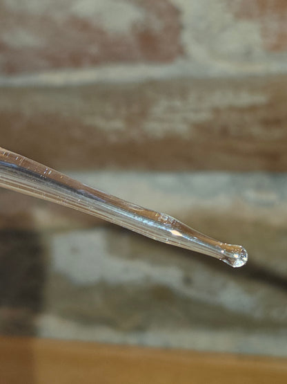 Glass icicles made by Burglund Studios in North Platte, Nebraska