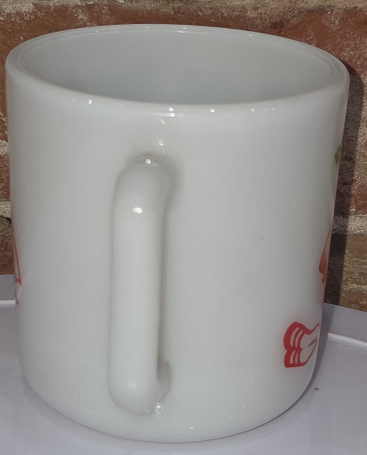 Vintage Hazel Atlass Milk Glass Eggnog Cup Mug Tom & Jerry 1 Replacement Mug