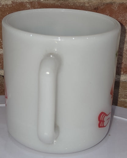 Vintage Hazel Atlass Milk Glass Eggnog Cup Mug Tom & Jerry 1 Replacement Mug