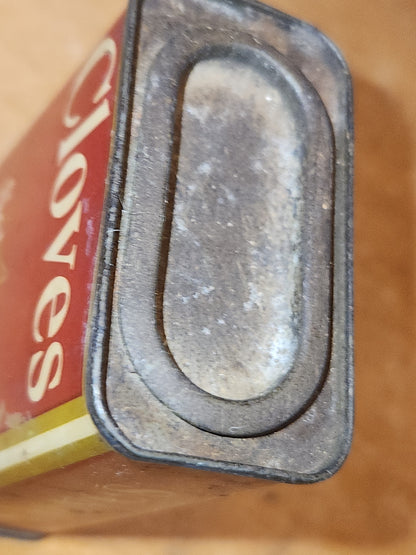 Vintage Schilling Spice Tin Cloves 2 Ounces ti661